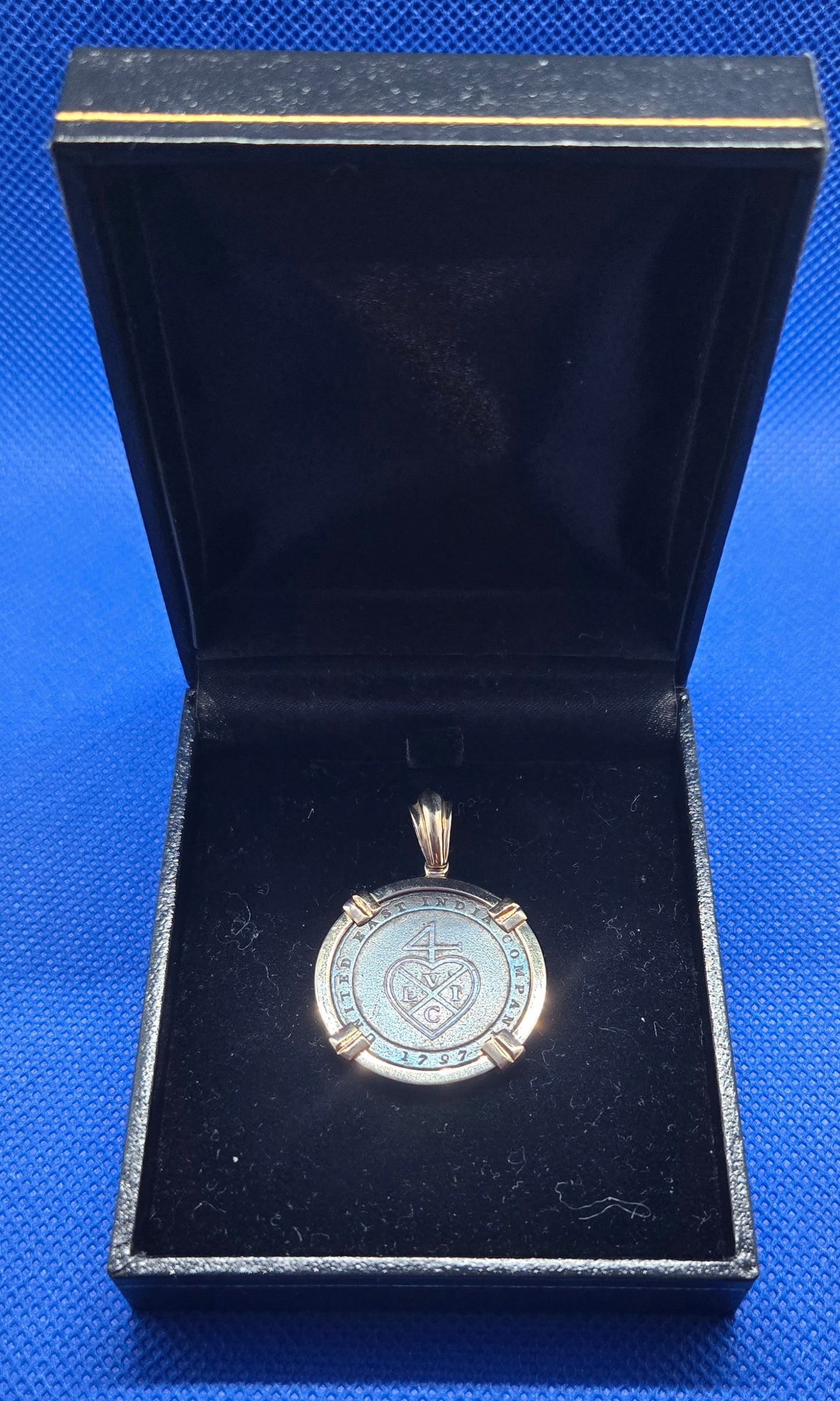 East India Company GOLD PENDANT 1/96 Rupee