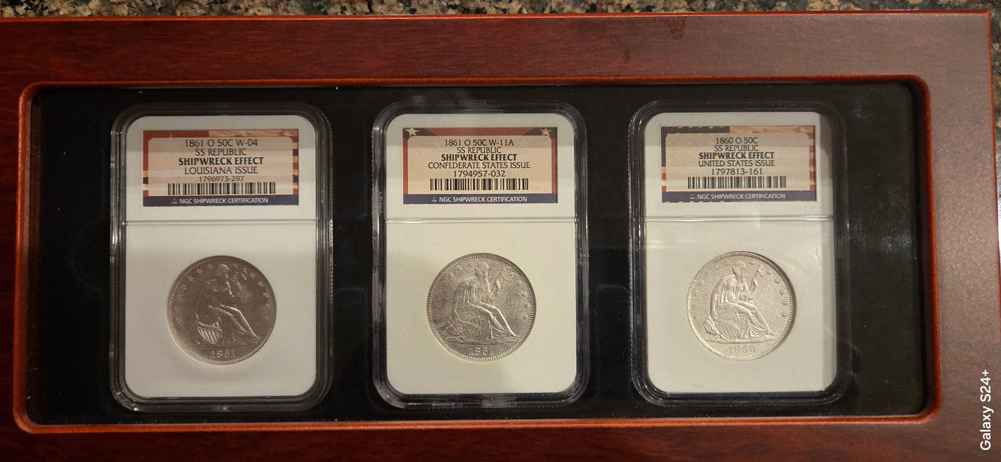 SS Republic 3 Coin Set