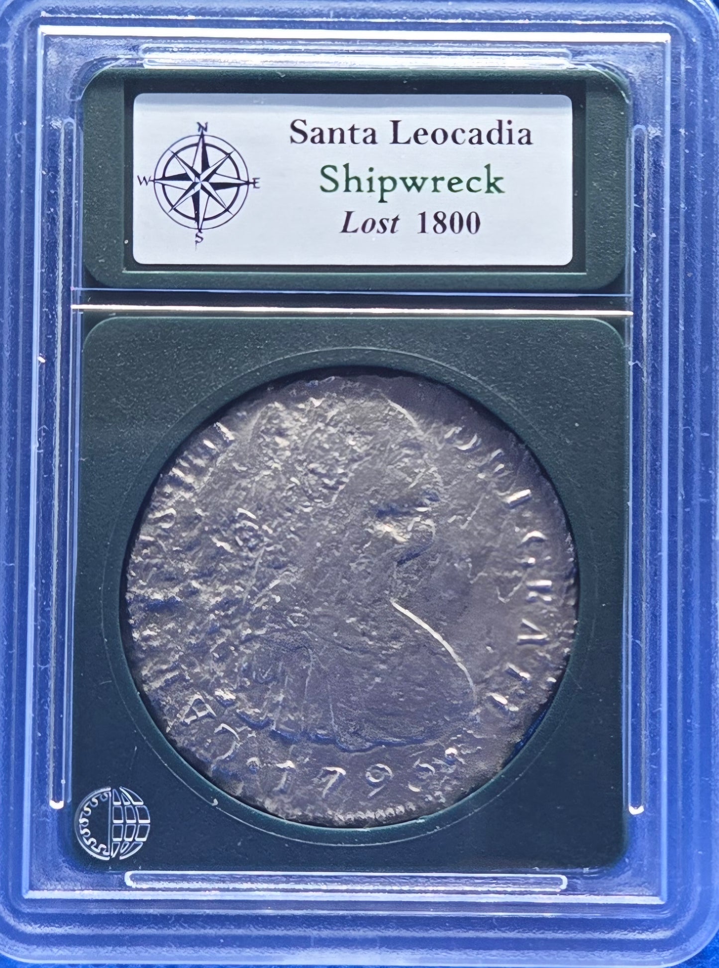 Santa Leocadia Shipwreck 1793 8 Reale Lima, Peru