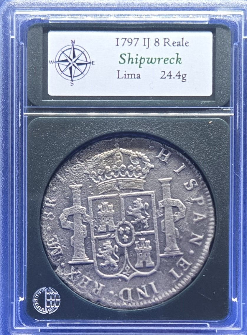 Santa Leocadia Shipwreck 1797 8 Reale Lima, Peru