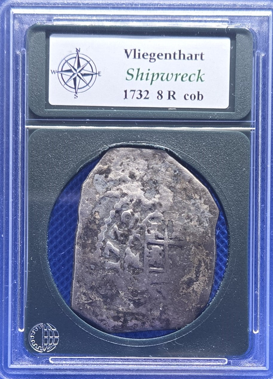 Vliegenthart Shipwreck 1732 8 Reale cob