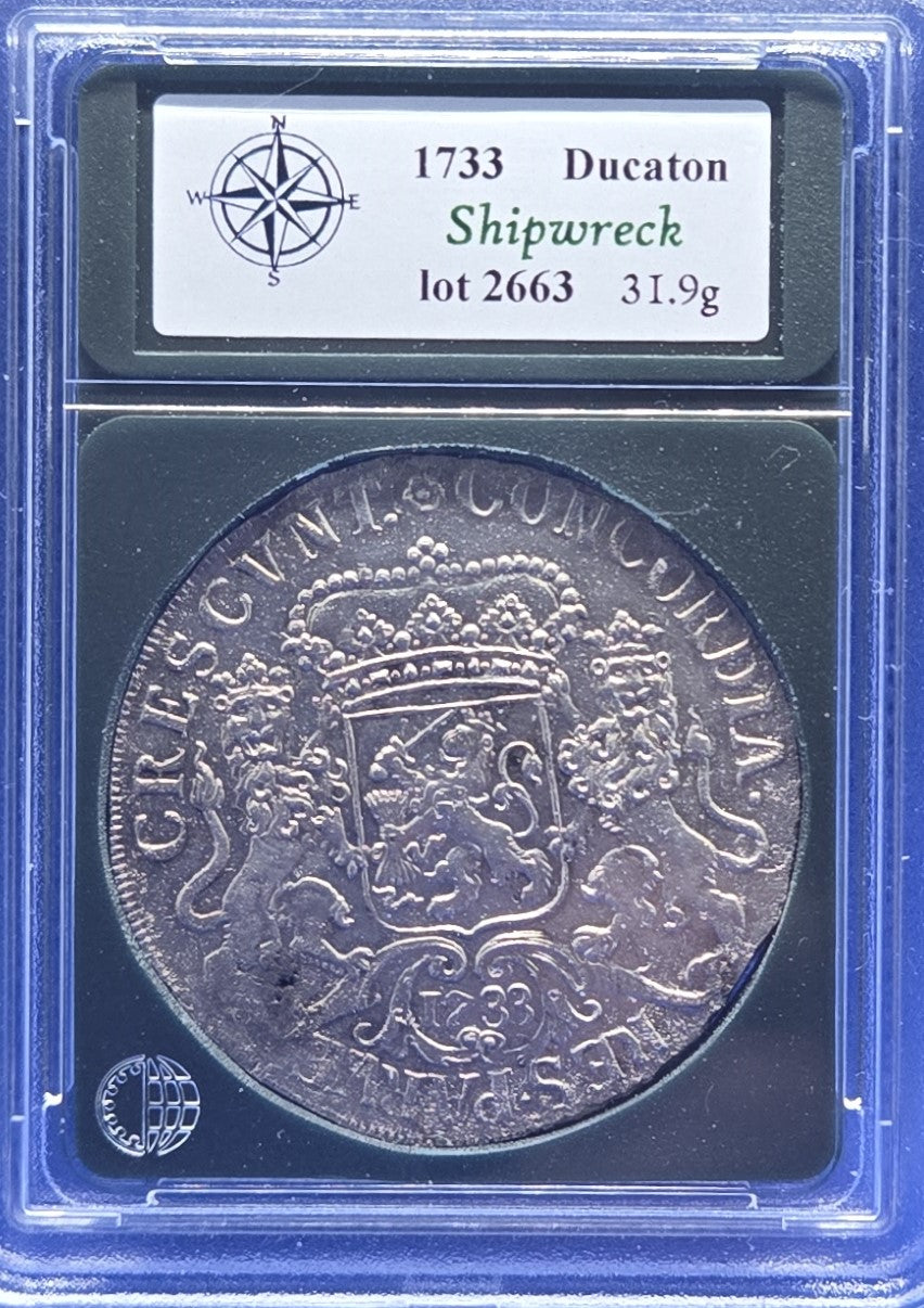 Vliegenthart Shipwreck 1733 Silver Rider Ducaton