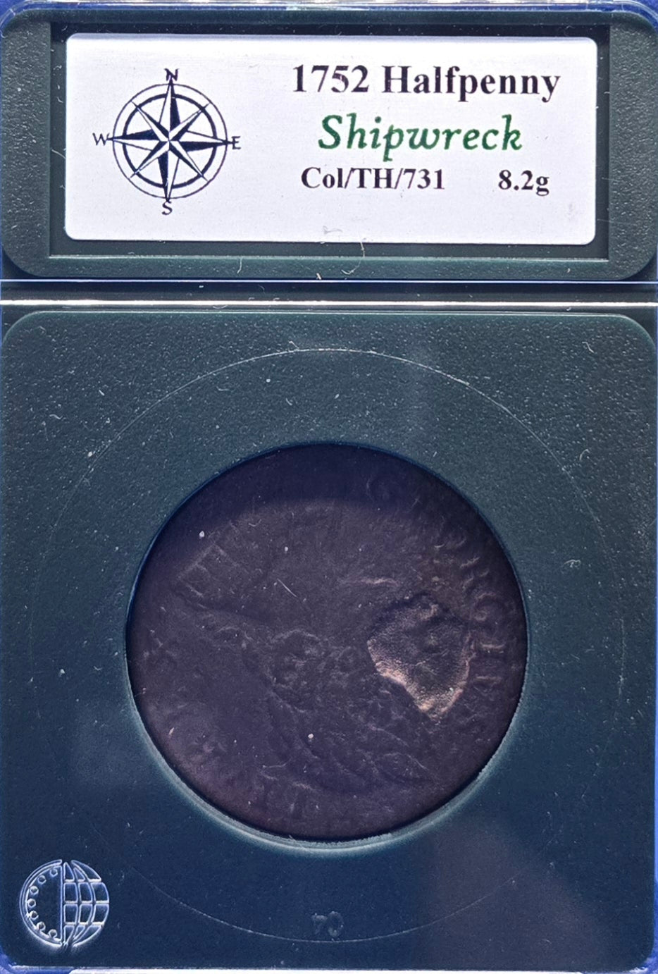 Colossus 1752 Half Penny