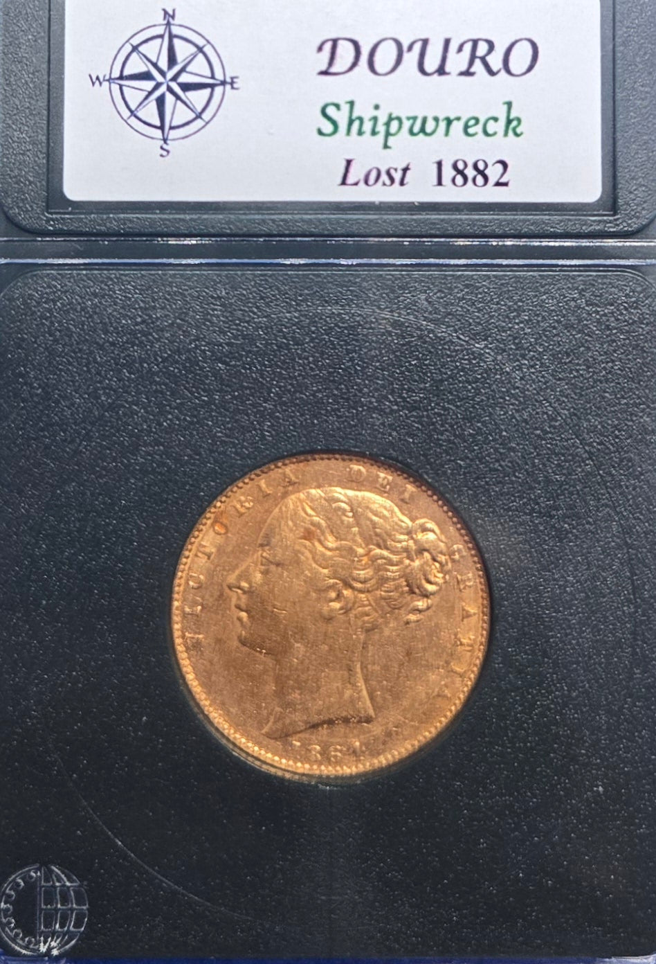Douro Shipwreck Treasure 1864 Sovereign
