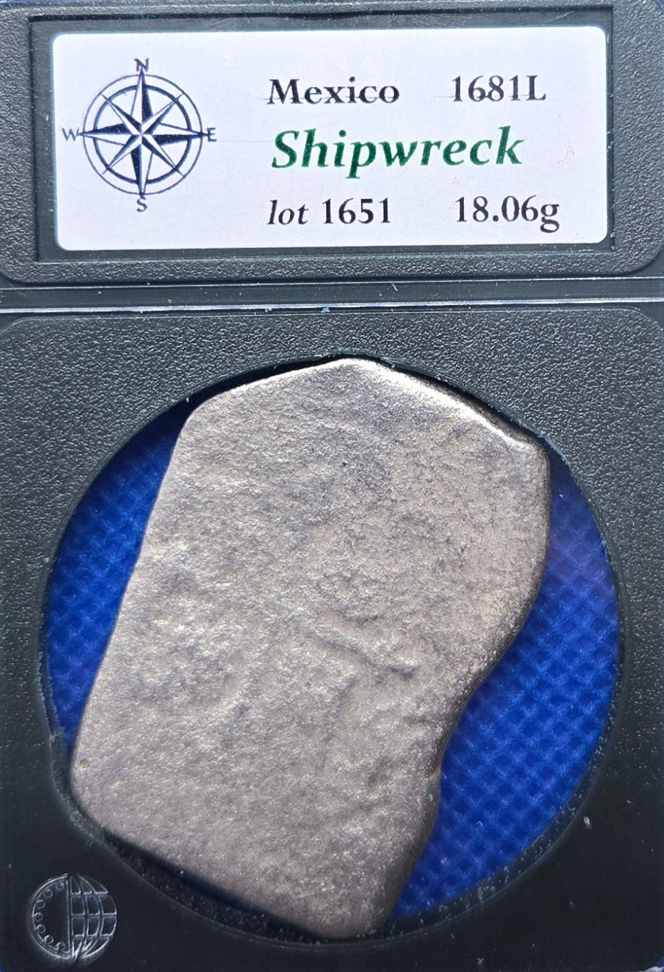 Joanna Shipwreck, 1681 8 Reale cob