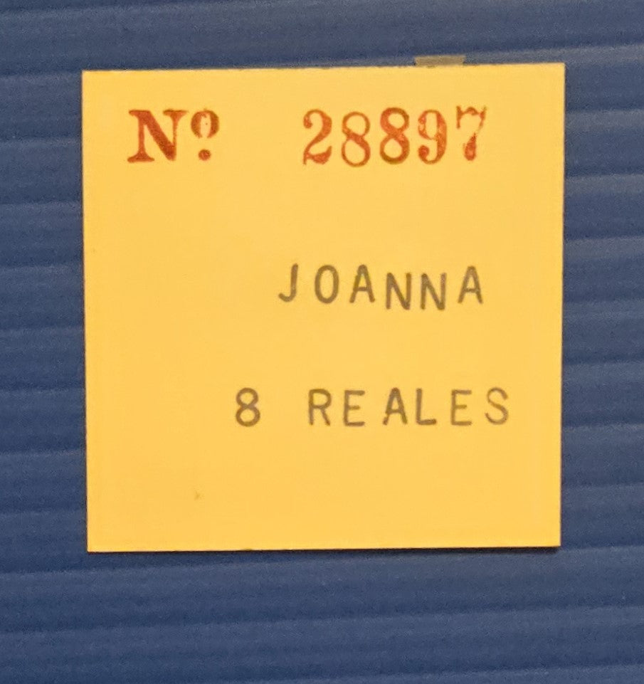 Joanna Shipwreck, 8 Reale cob