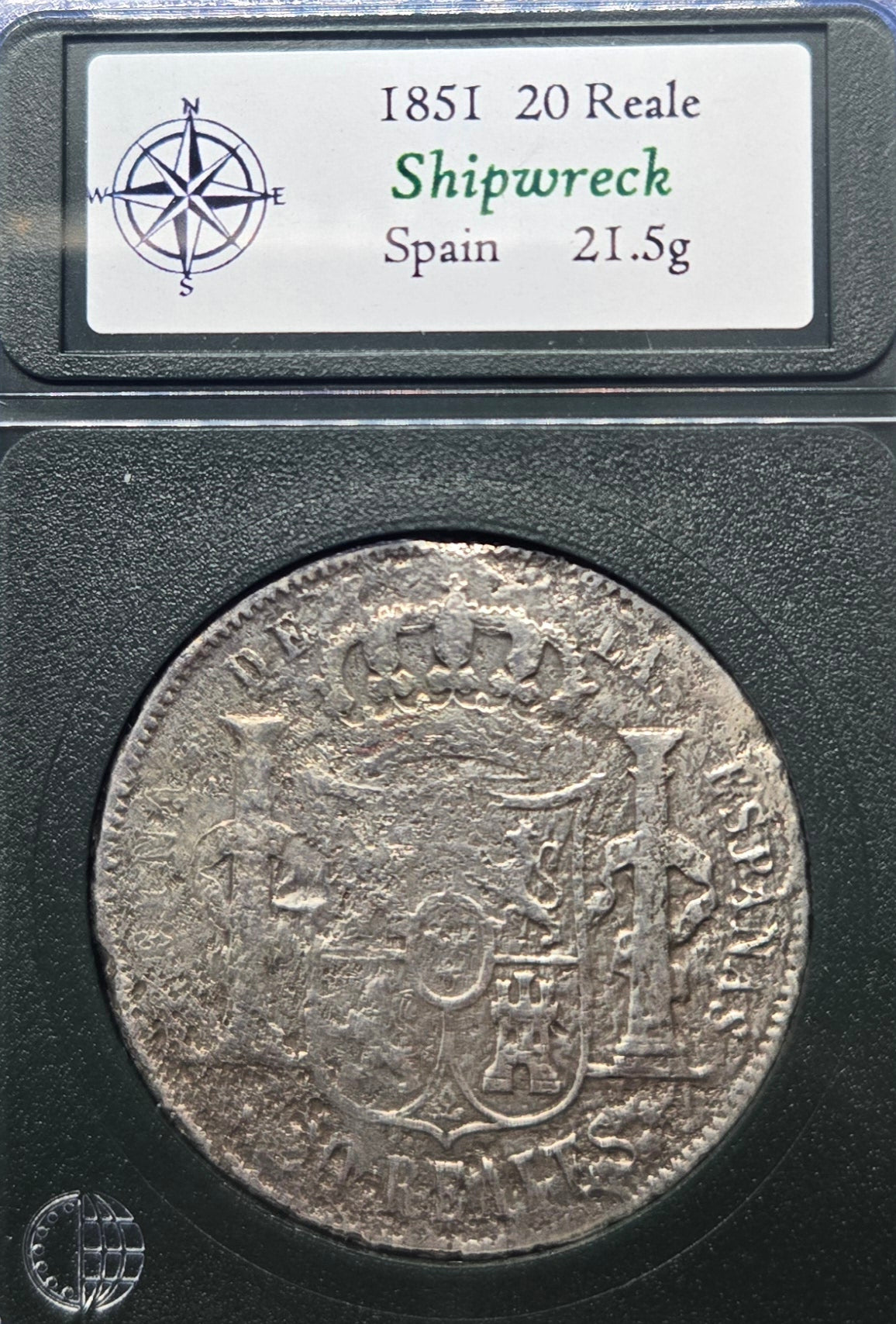 Santo Andre Shipwreck 1851 20 Reale