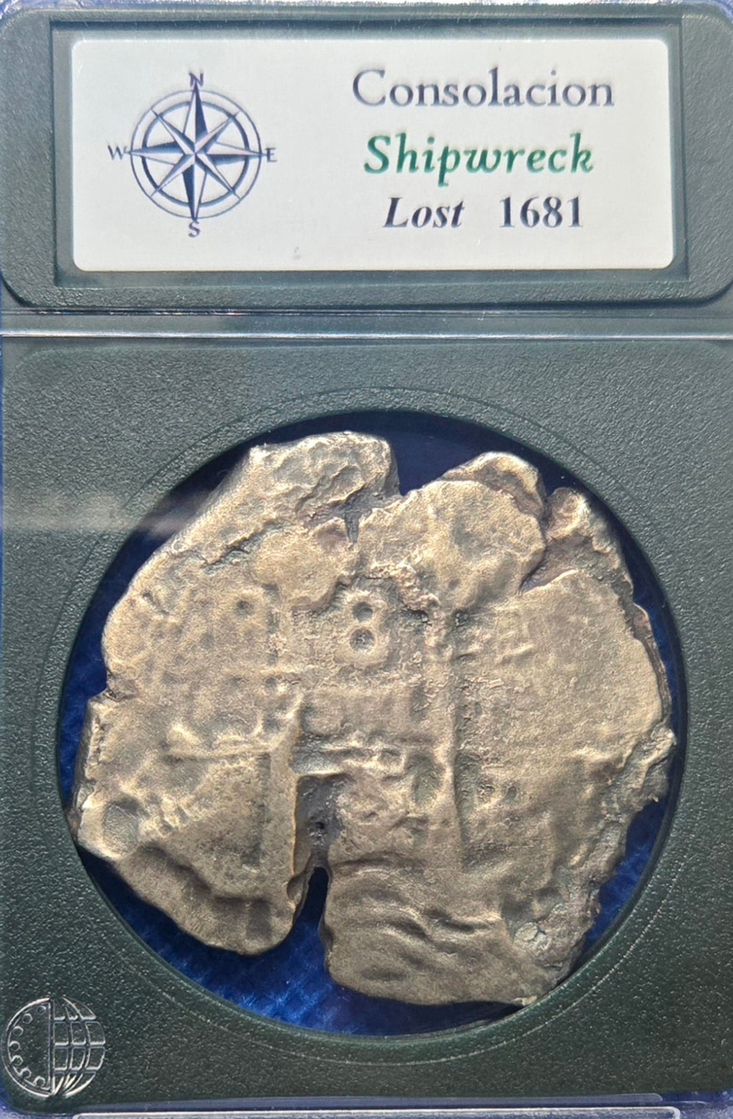 Consolacion Shipwreck 1675E 8 Reale cob