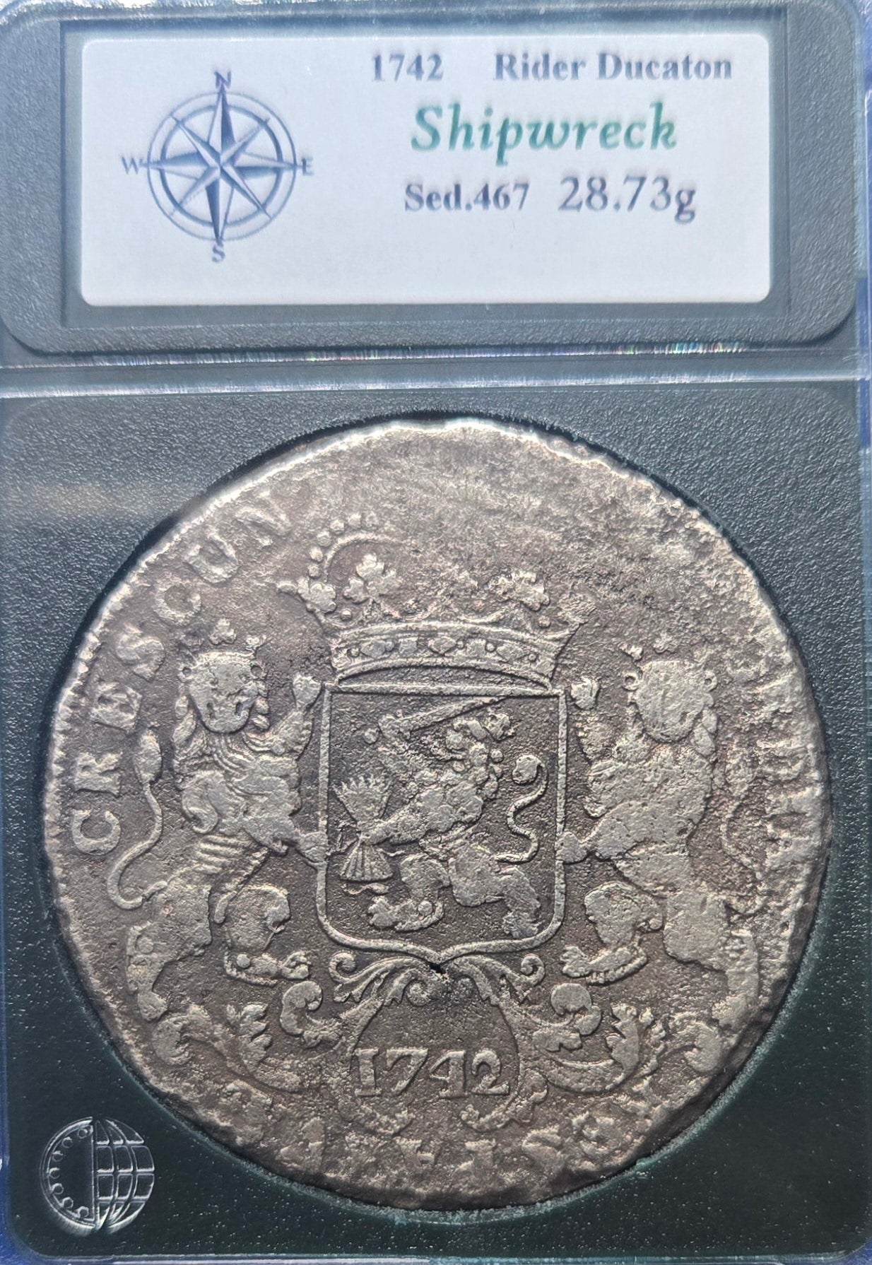 Hollandia Shipwreck 1742 Ducaton