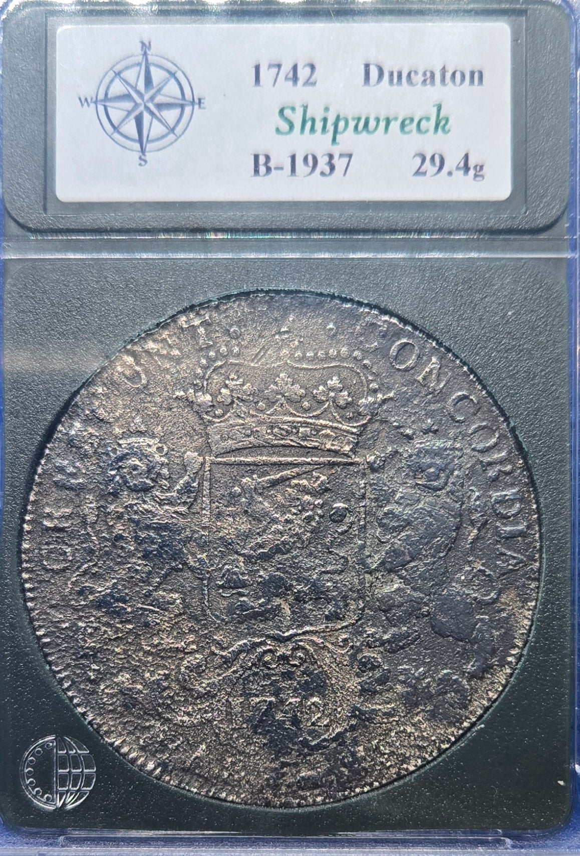 Hollandia Shipwreck 1742 Ducaton