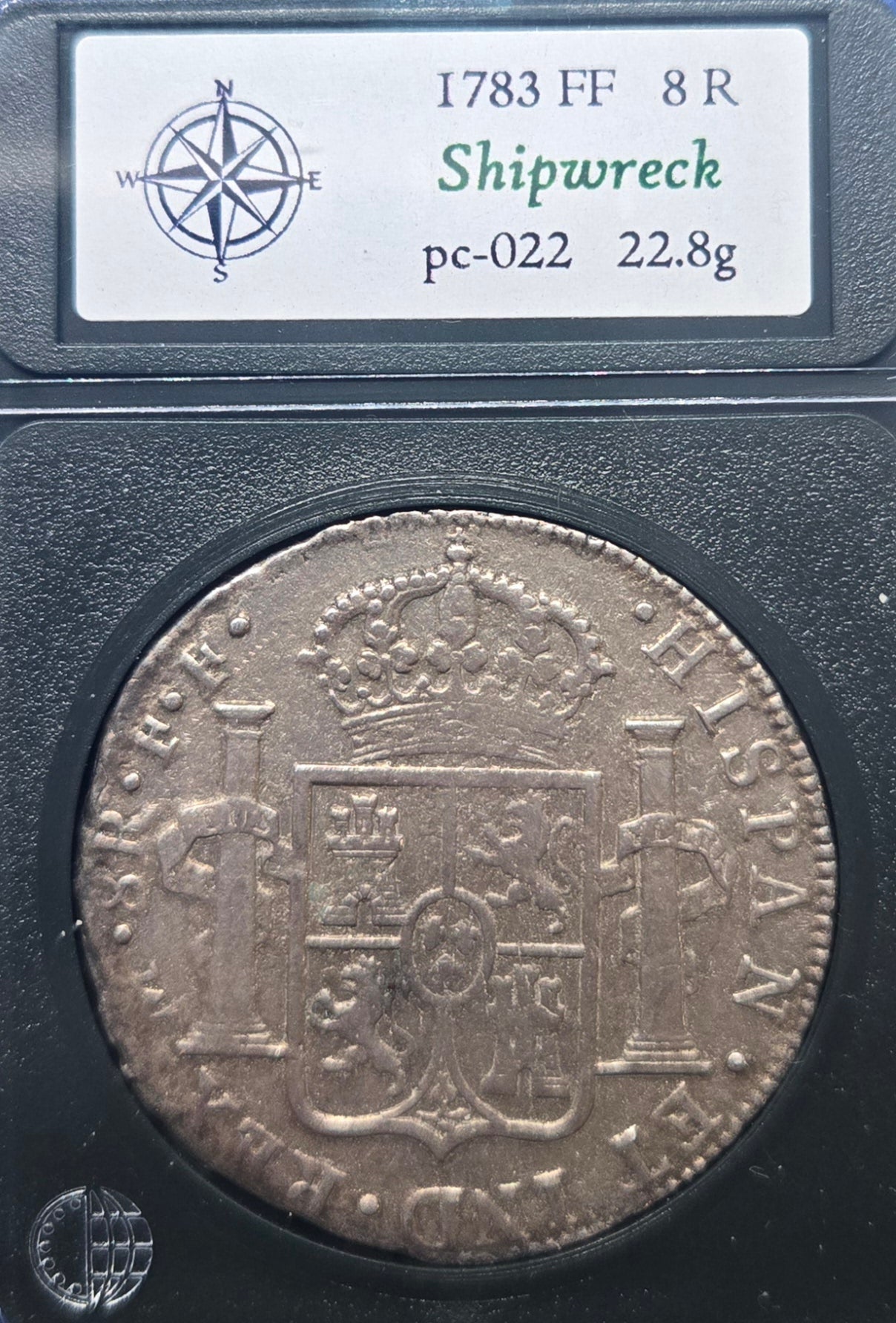 El Cazador Shipwreck 1783 8 Reale