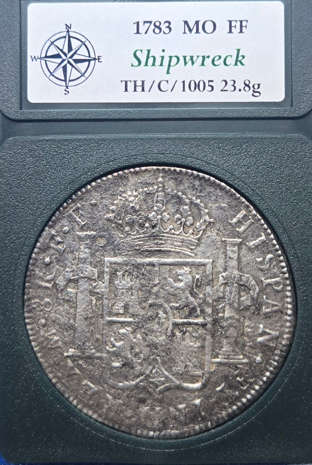 El Cazador Shipwreck 1783 8 Reale