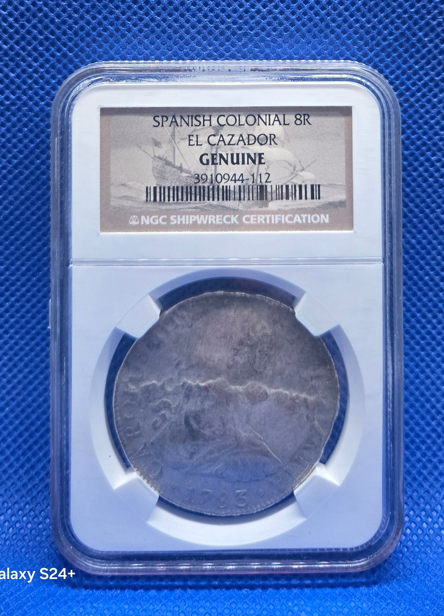 El Cazador Shipwreck 1783 8 Reale
