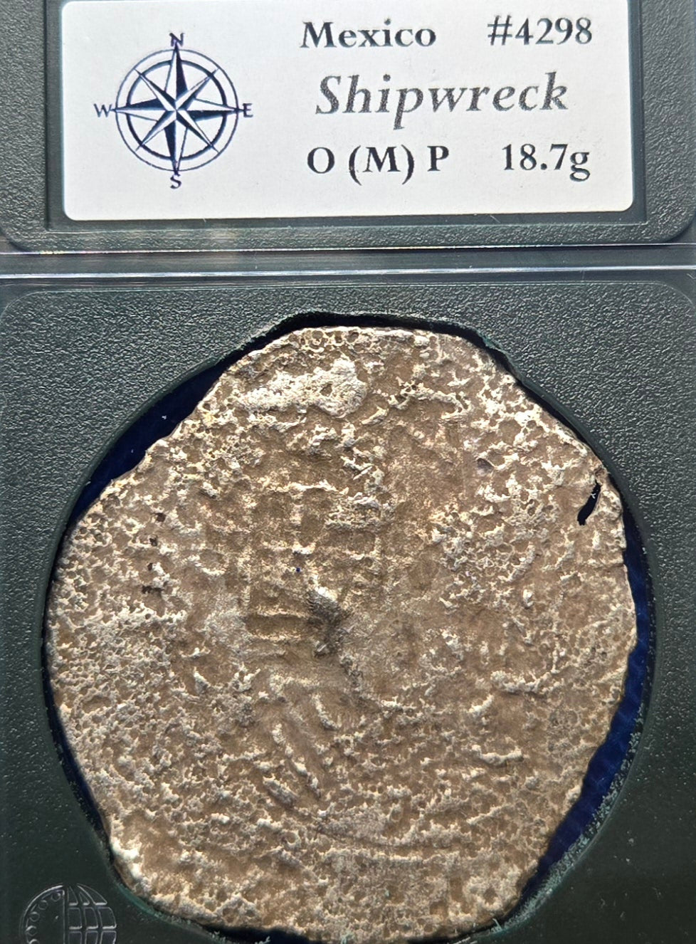 Maravillas Shipwreck 8 Reale cob