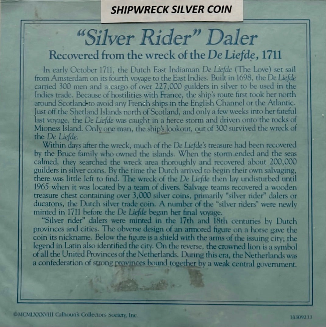 De Liefde Shipwreck 1711 Ducaton