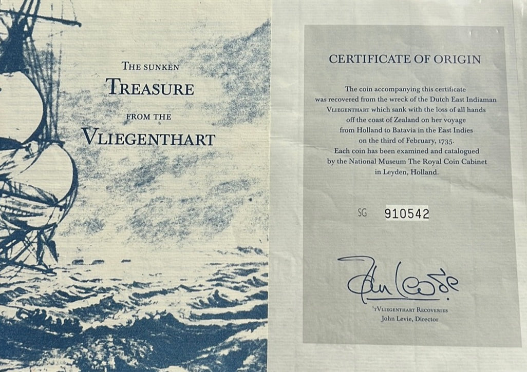 Vliegenthart Shipwreck Brabant 1703 Ducaton