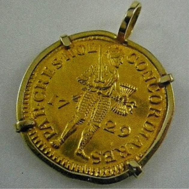 Vliegenthart GOLD PENDANT 1729 Ducat