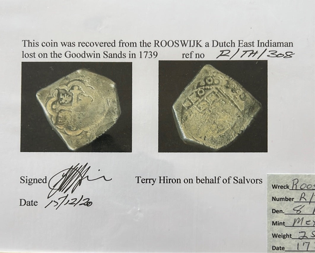 Rooswijk 1730 8 Reale cob