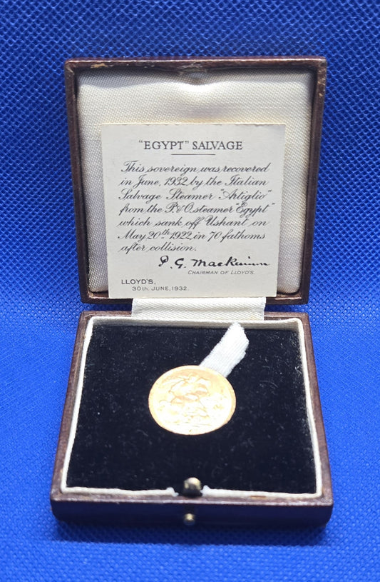 SS Egypt Gold Sovereign