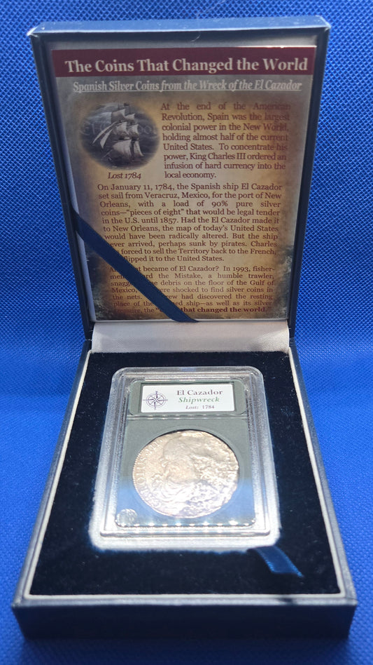 EL CAZADOR Shipwreck Coin 8 Reale