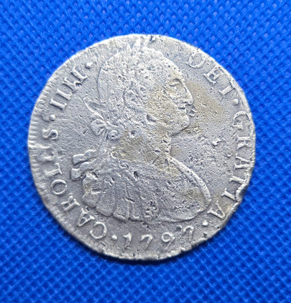 Santa Leocadia Shipwreck 1797 8 Reale Lima, Peru