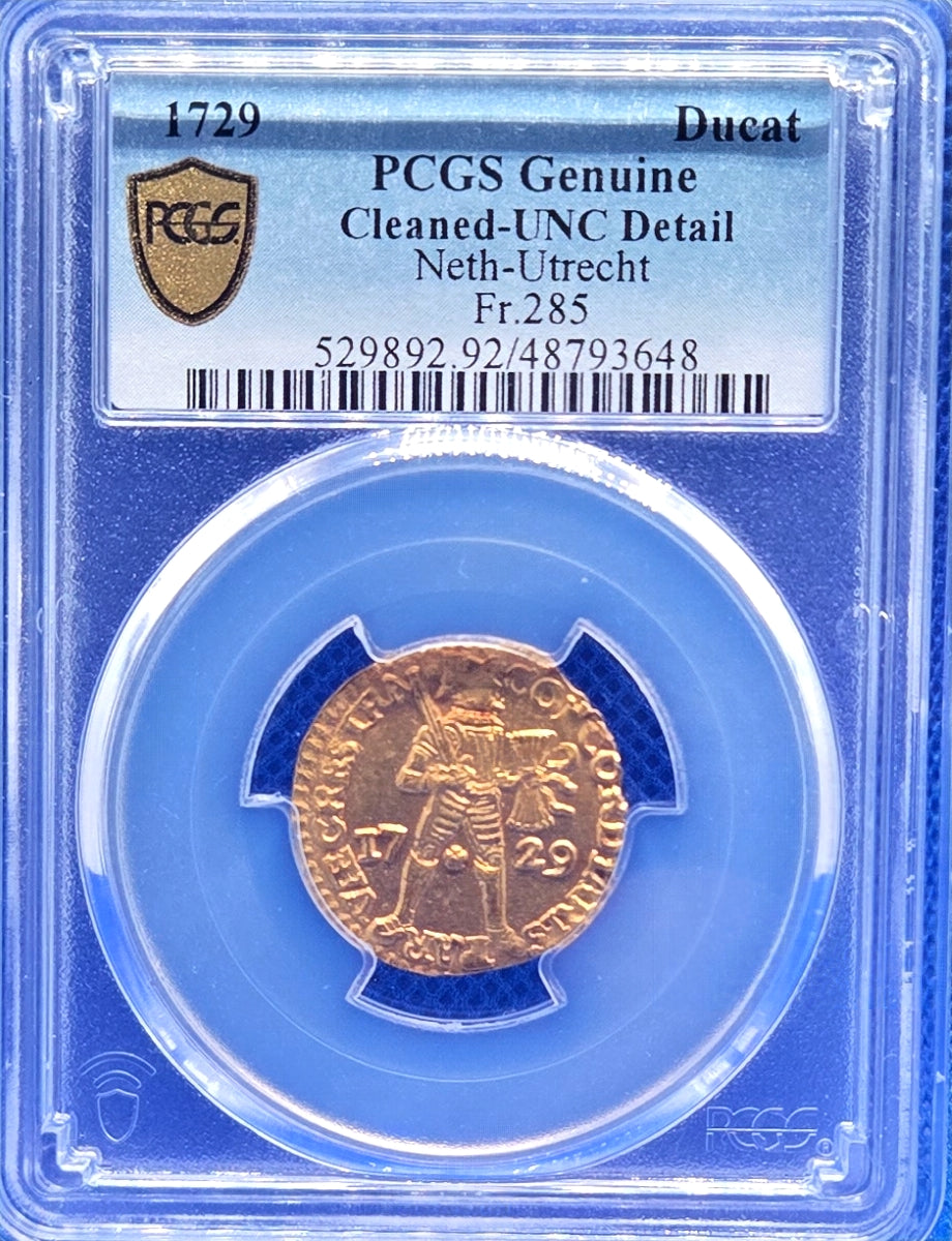 Vliegenthart Shipwreck 1729 Utrecht Ducat