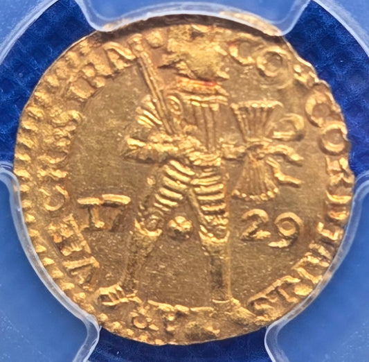 Vliegenthart Shipwreck 1729 Utrecht Ducat