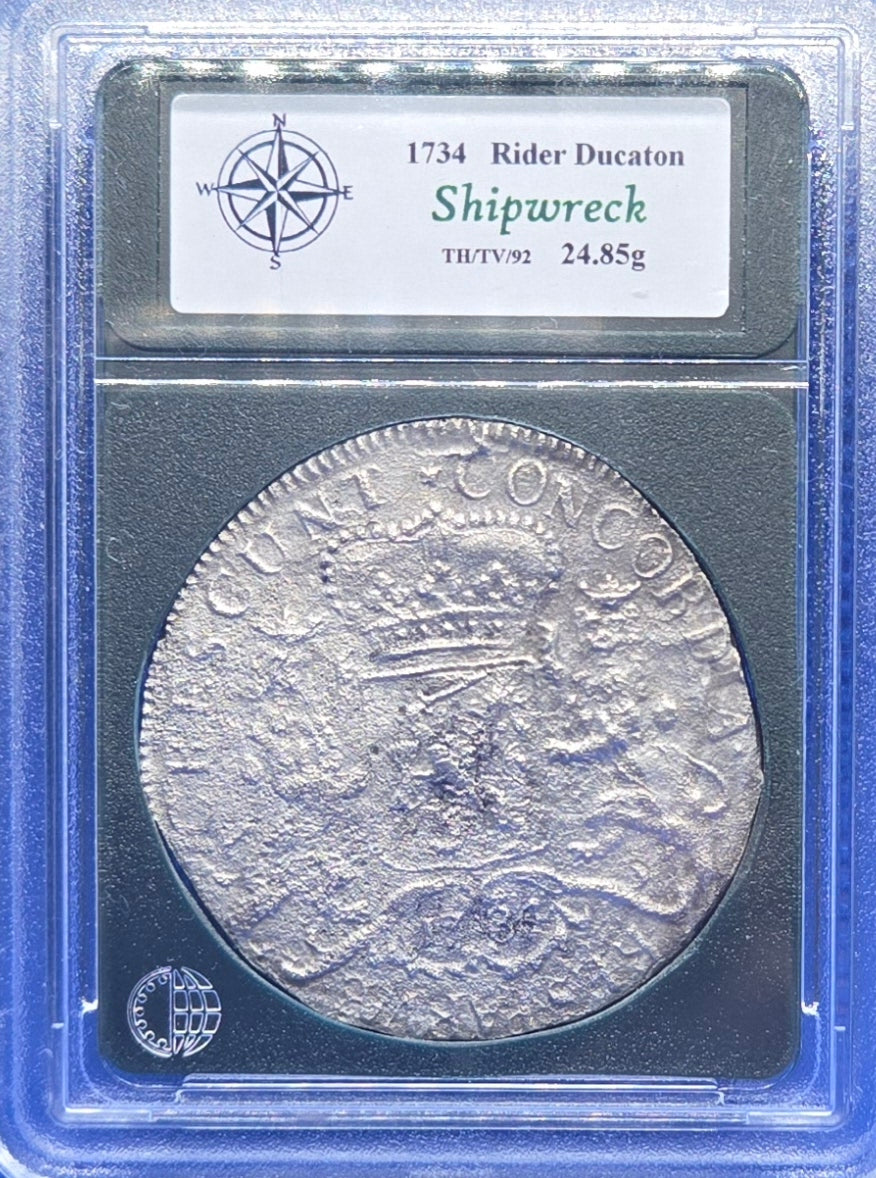 Vliegenthart Shipwreck 1734  Rider Ducaton