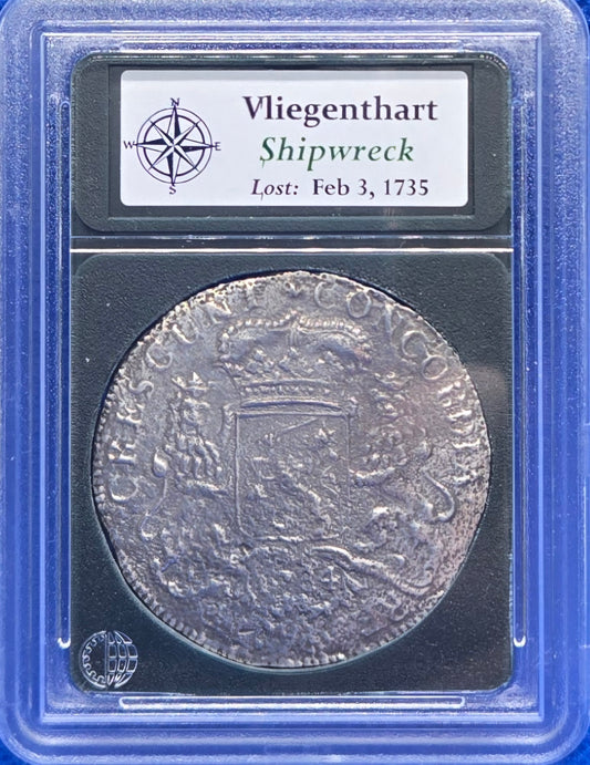 Vliegenthart Shipwreck 1734  Silver Ducaton