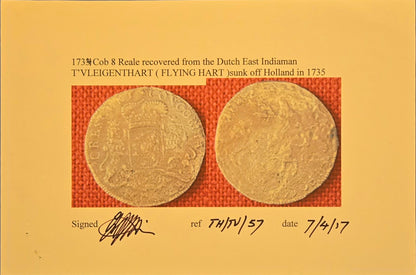 Vliegenthart Shipwreck 1734  Silver Ducaton