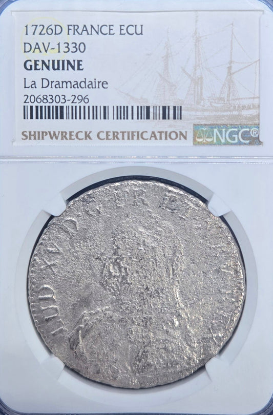 La Dromadaire Shipwreck 1726 D ECU