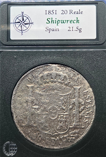 Santo Andre Shipwreck 1851 20 Reale
