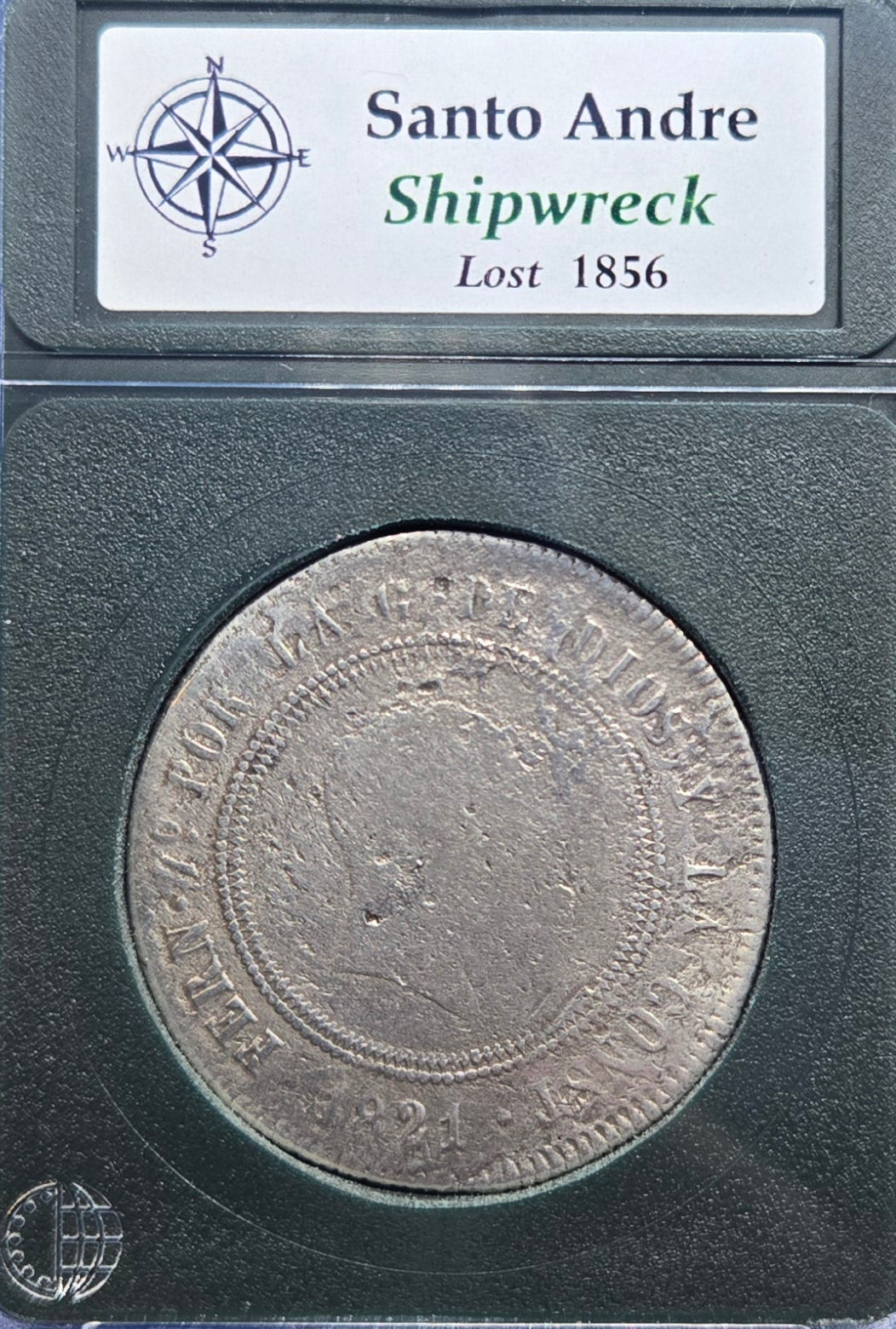 Santo Andre Shipwreck 1821 10 Reale
