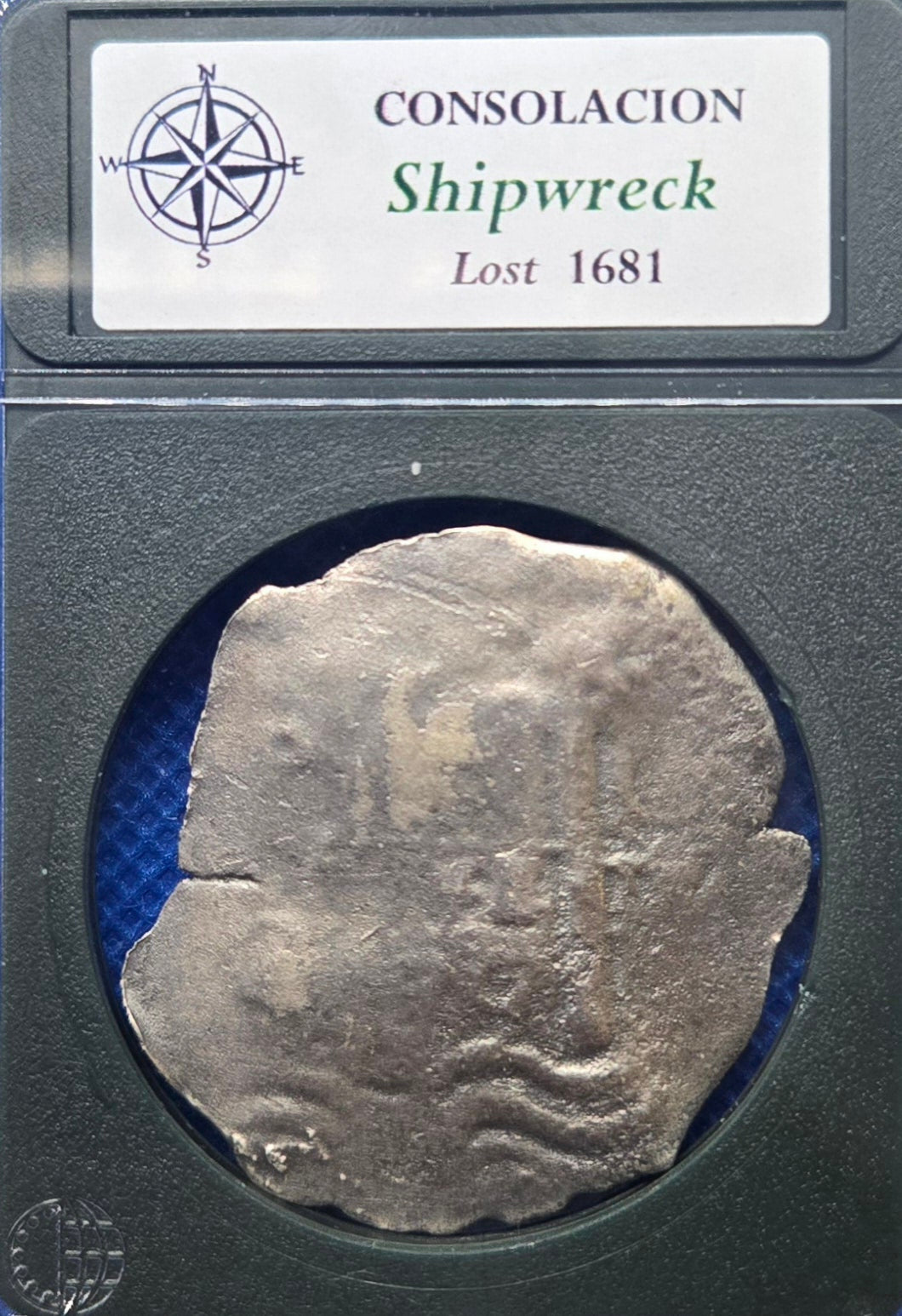 Consolacion Shipwreck 1679 C 8 Reale cob