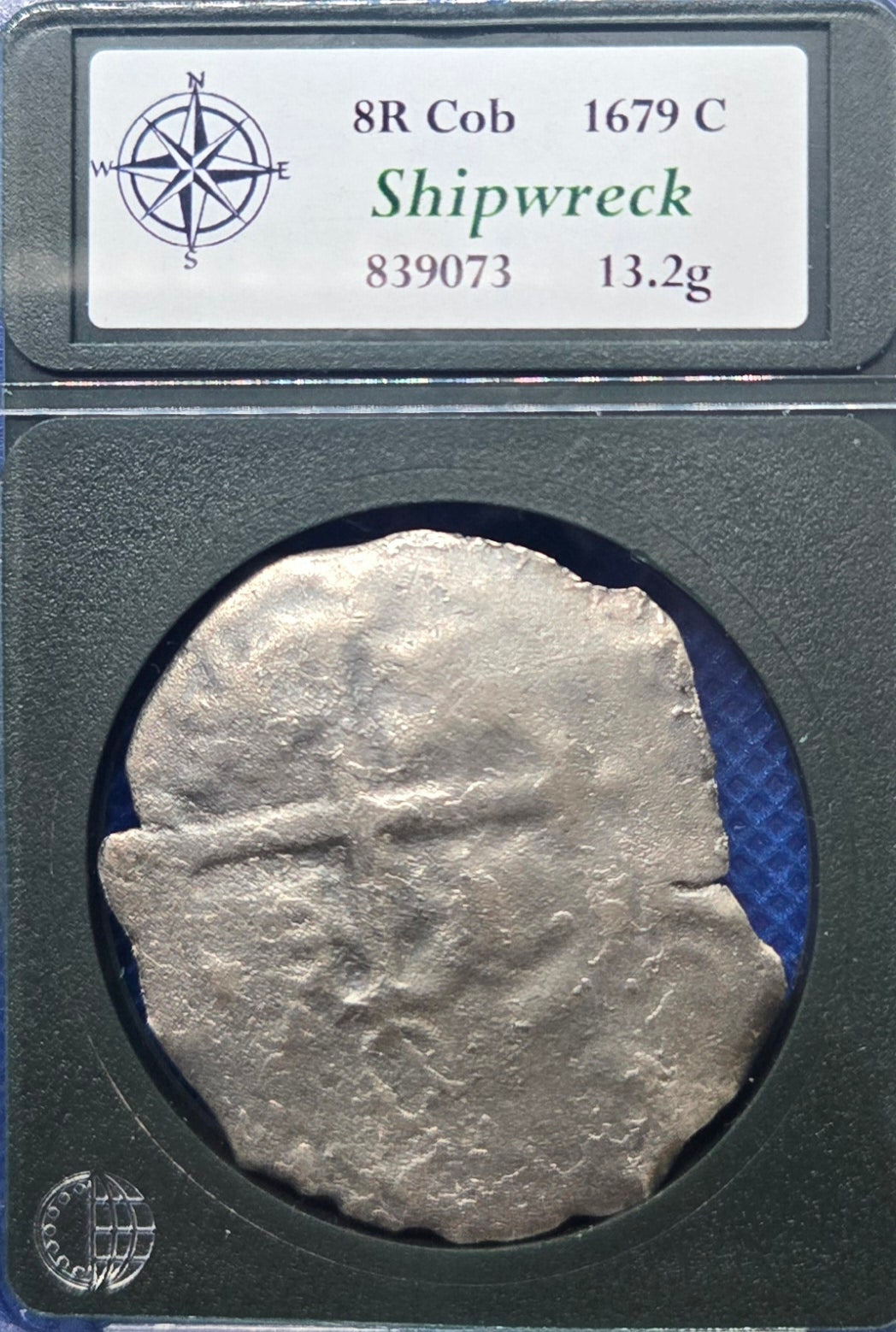 Consolacion Shipwreck 1679 C 8 Reale cob