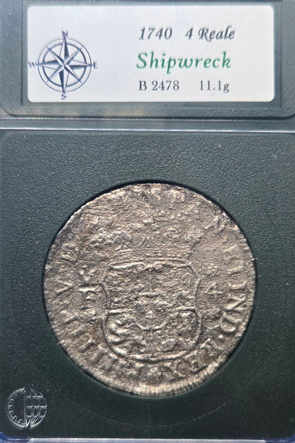 Hollandia Shipwreck 1740 4 Reale