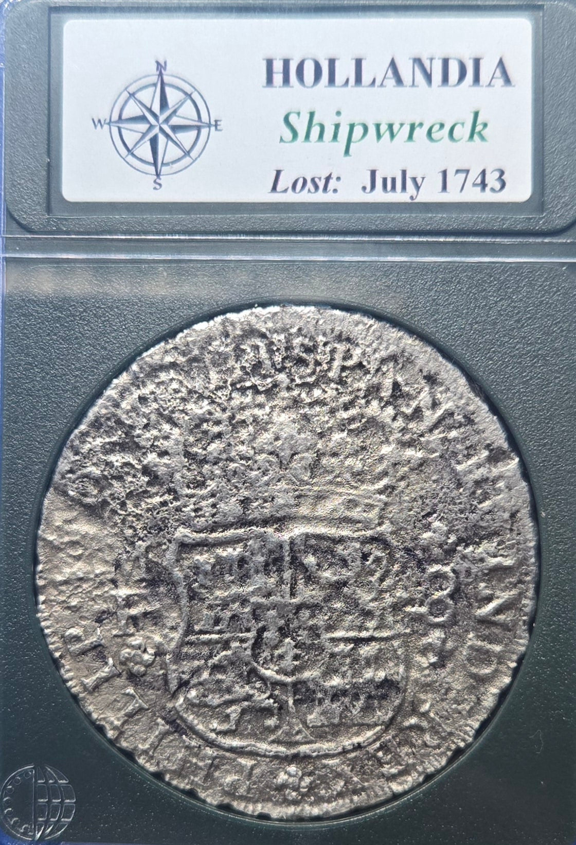 Hollandia Shipwreck 1734  8 Reale