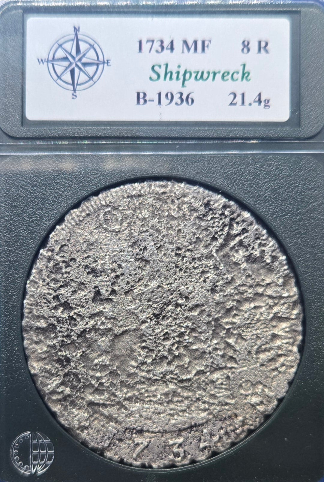 Hollandia Shipwreck 1734  8 Reale