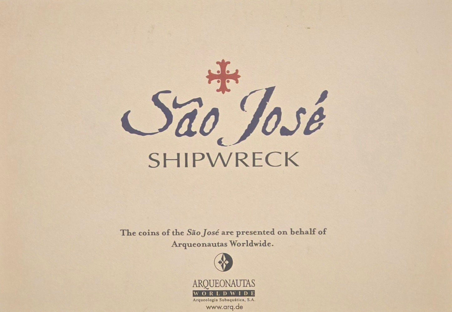 Sao Jose Shipwreck  4 Reale cob