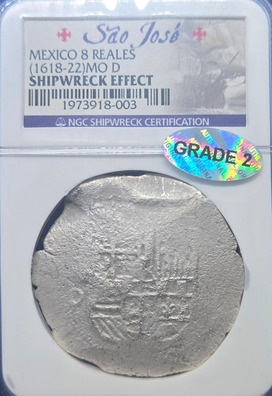 Sao Jose Shipwreck  8 Reale cob