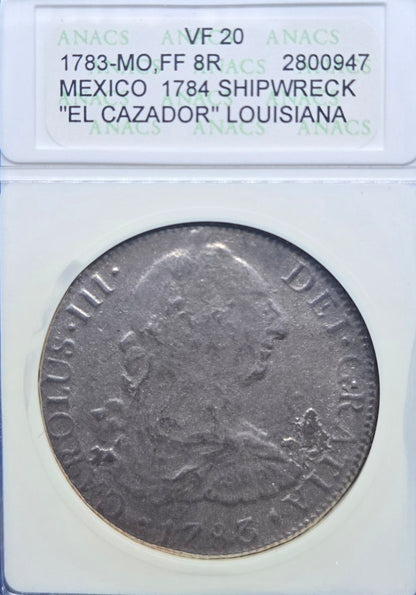 El Cazador Shipwreck 1783 8 Reale