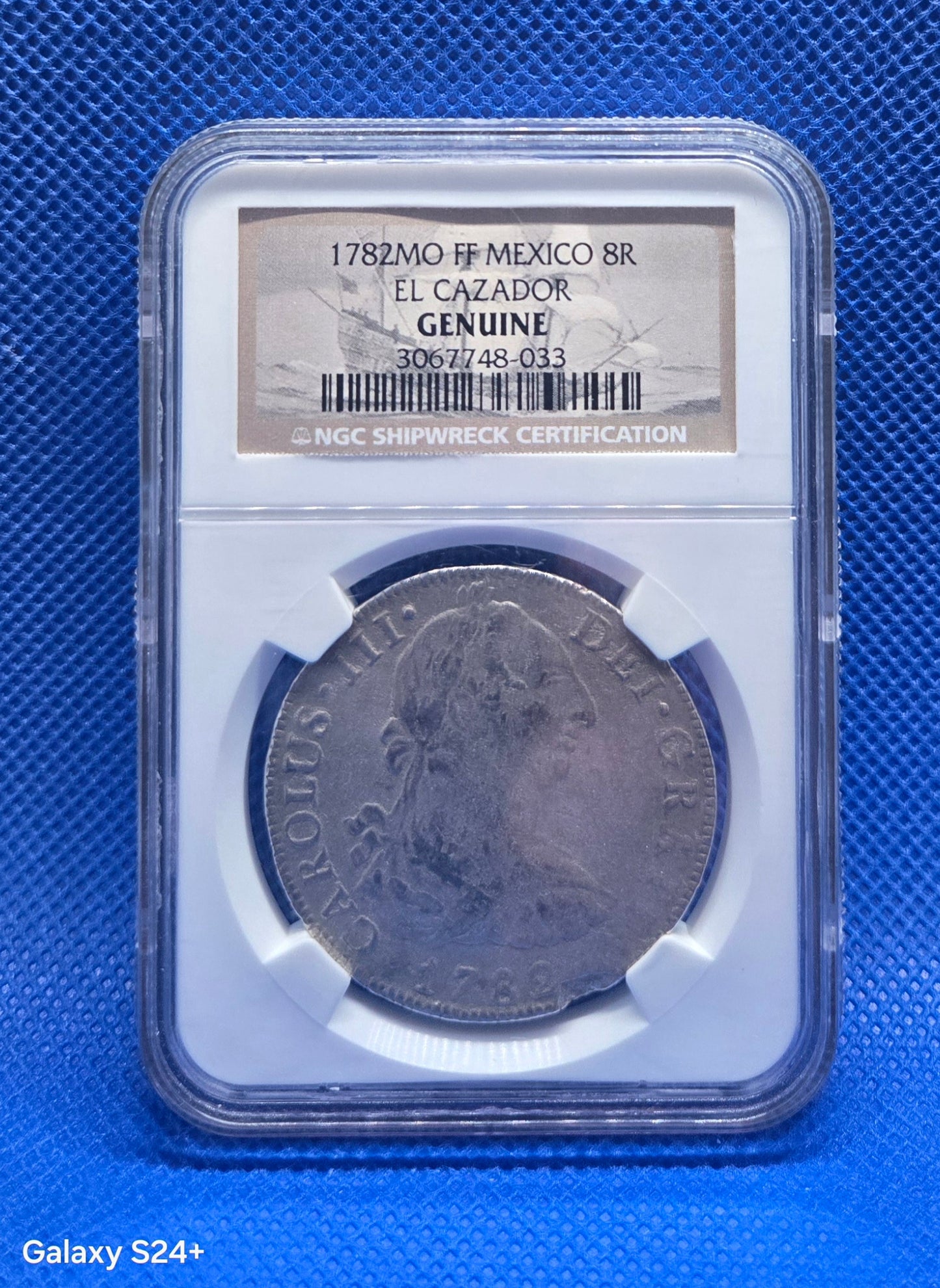 El Cazador Shipwreck 1782 8 Reale