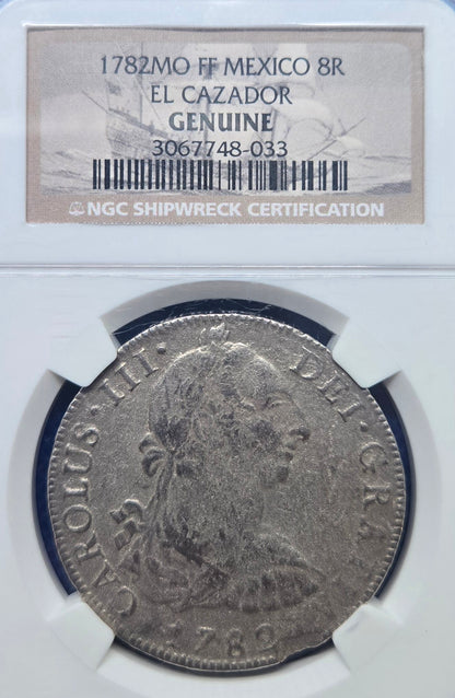 El Cazador Shipwreck 1782 8 Reale
