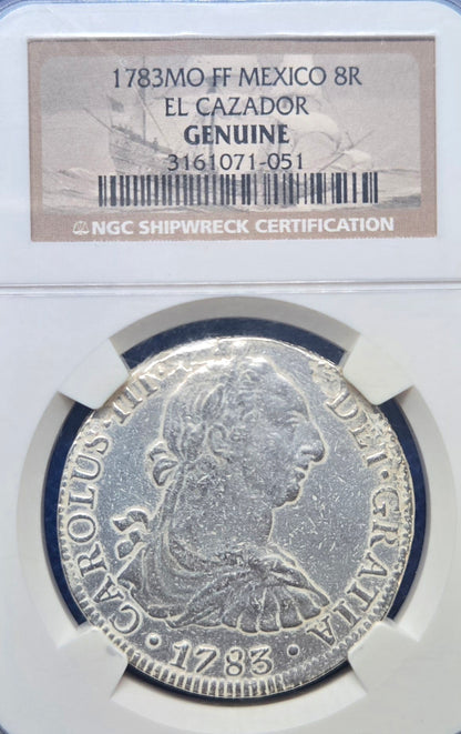El Cazador Shipwreck 1783 8 Reale
