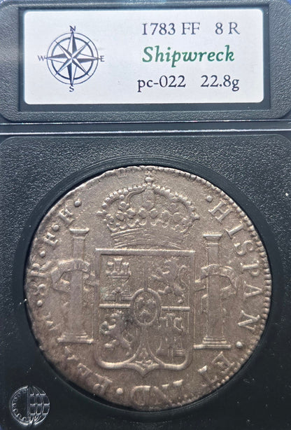 El Cazador Shipwreck 1783 8 Reale