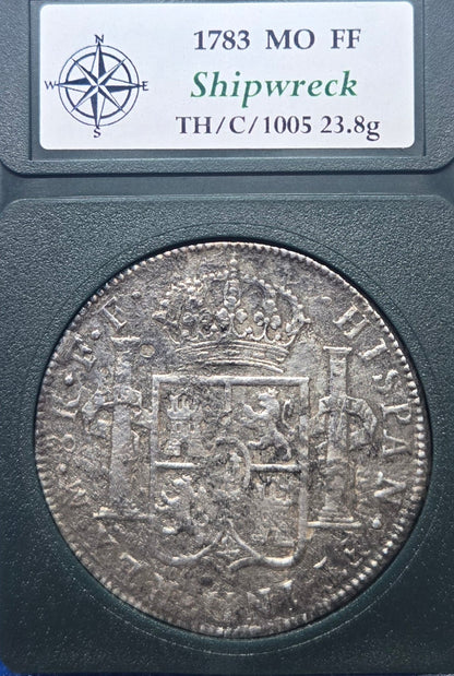 El Cazador Shipwreck 1783 8 Reale