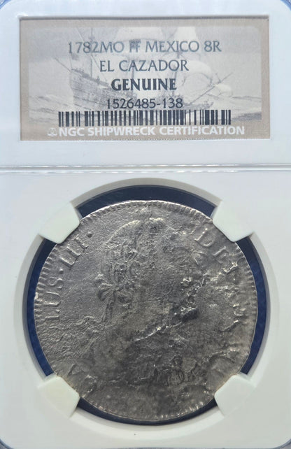 El Cazador Shipwreck 1782 8 Reale