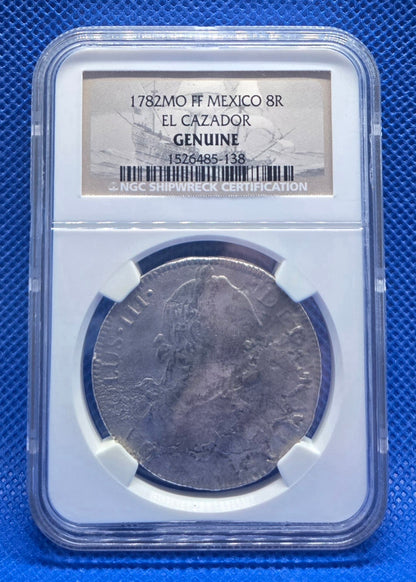 El Cazador Shipwreck 1782 8 Reale