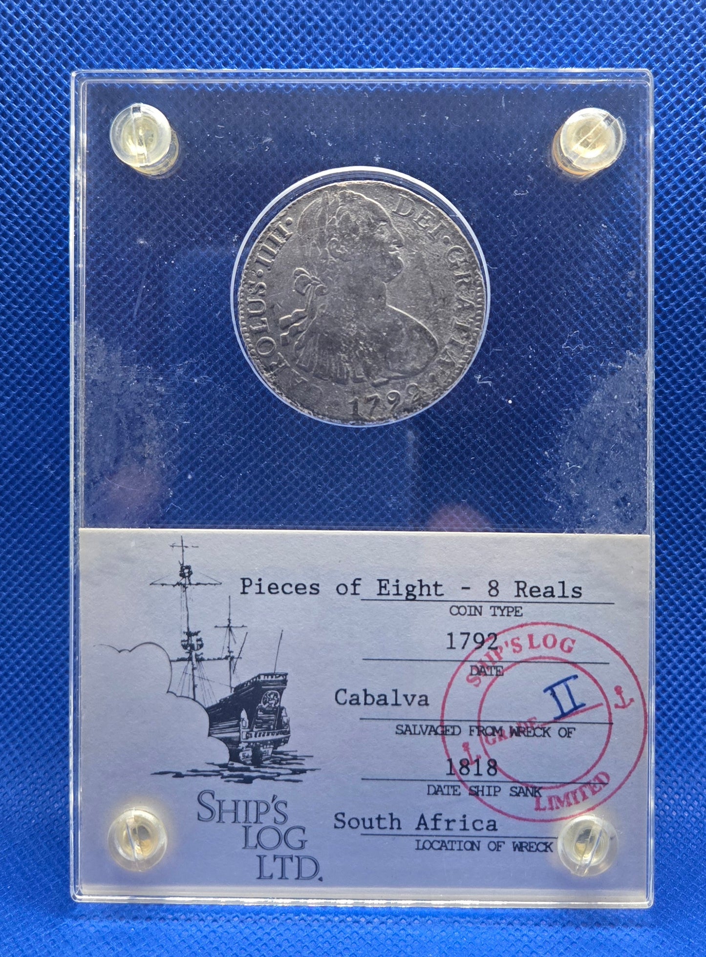 Cabalva Shipwreck 1792 8 Reale