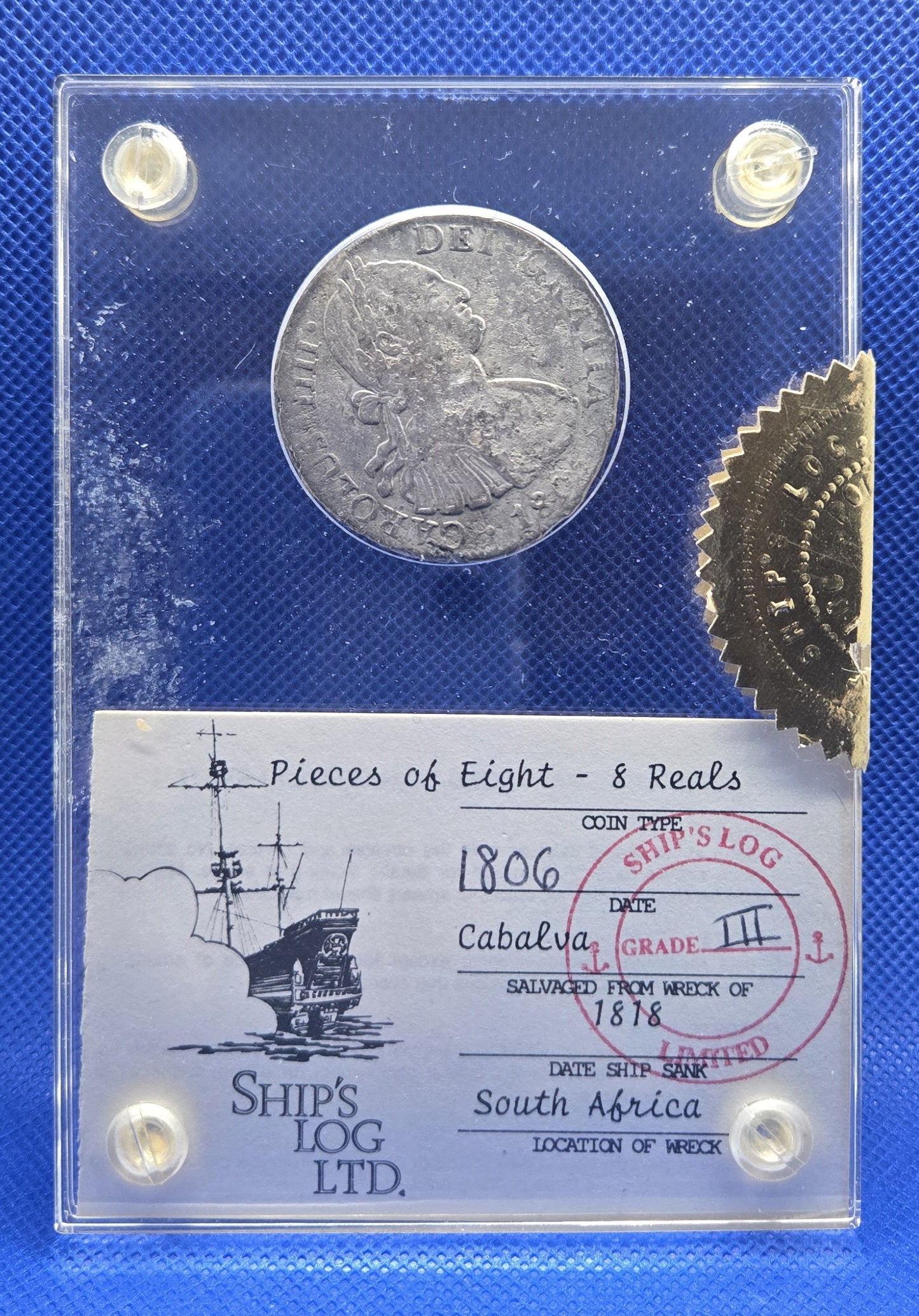 Cabalva Shipwreck 1806 8 Reale